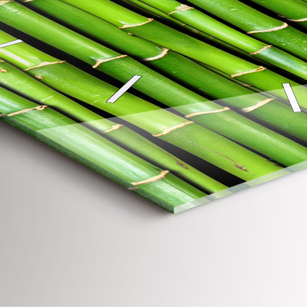 Orologio quadrato Bambù asiatico