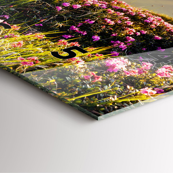 Orologio quadrato Paesaggio montano