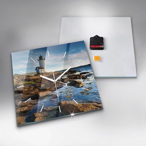 Orologio quadrato Faro di Annisquam