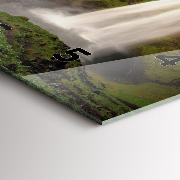 Orologio quadrato Cascata in Islanda