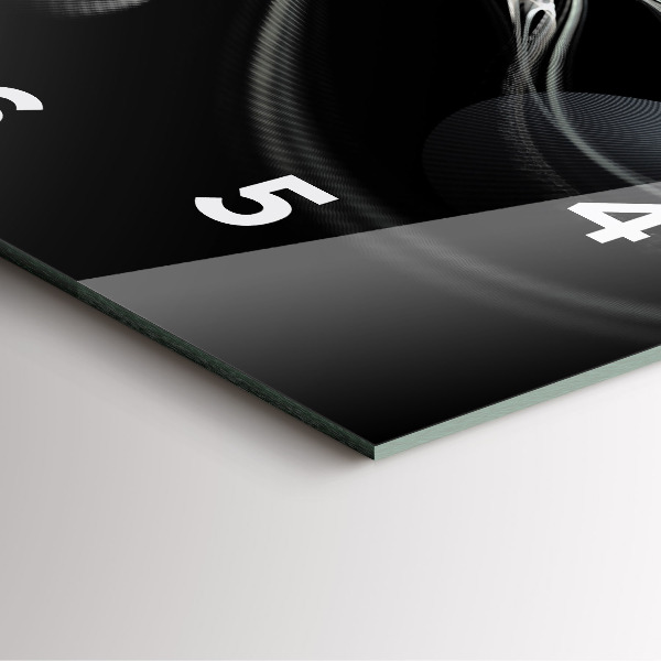 Orologio quadrato Fumo astratto