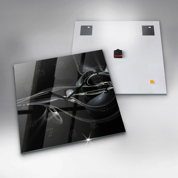 Orologio quadrato Fumo astratto