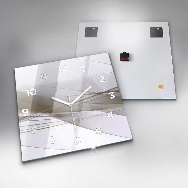 Orologio quadrato Astrazione luminosa