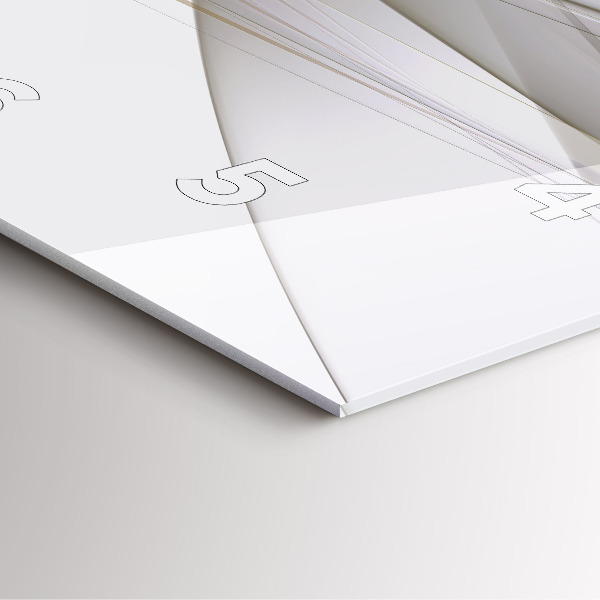 Orologio quadrato Astrazione luminosa