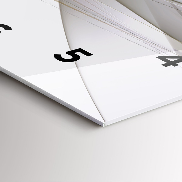 Orologio quadrato Astrazione luminosa