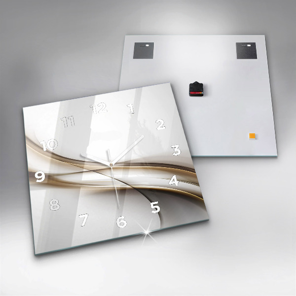 Orologio quadrato Linee astratte