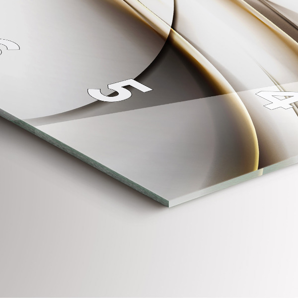 Orologio quadrato Linee astratte