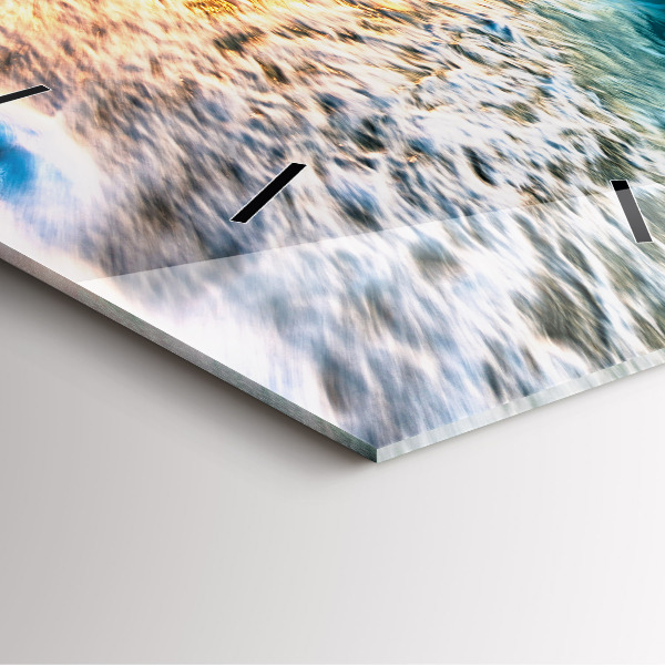 Orologio quadrato Spiaggia, mare e sabbia