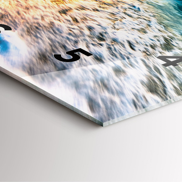 Orologio quadrato Spiaggia, mare e sabbia