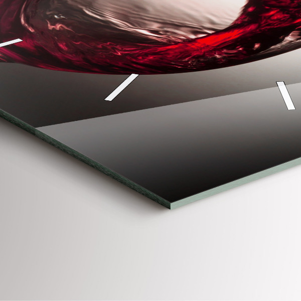 Orologio quadrato Bicchiere di vino