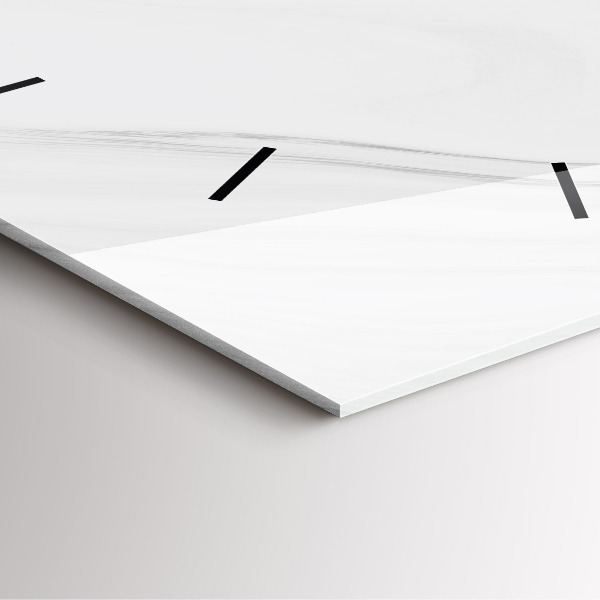 Orologio quadrato in vetro Marmo decorativo