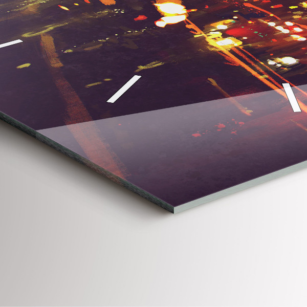 Orologio quadrato Città dipinta