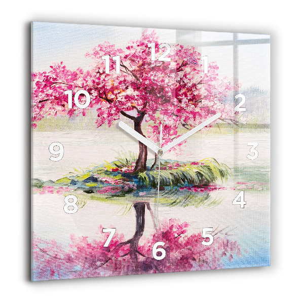 Orologio quadrato Mosaico dell'albero