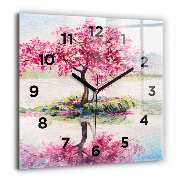 Orologio quadrato Mosaico dell'albero