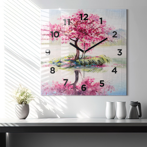 Orologio quadrato Mosaico dell'albero