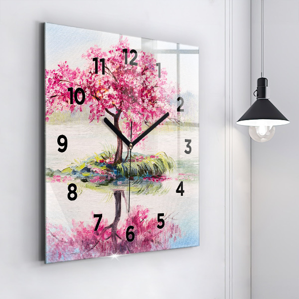 Orologio quadrato Mosaico dell'albero