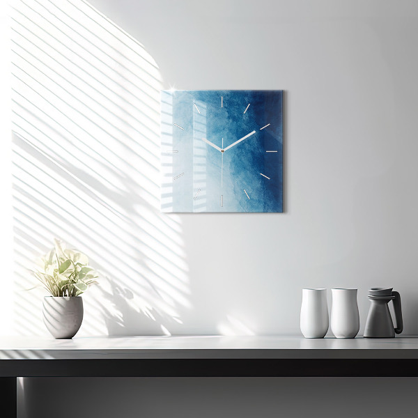 Orologio quadrato in vetro Acqua di prelievo