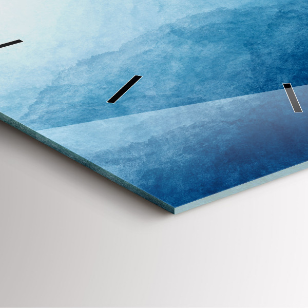 Orologio quadrato in vetro Acqua di prelievo