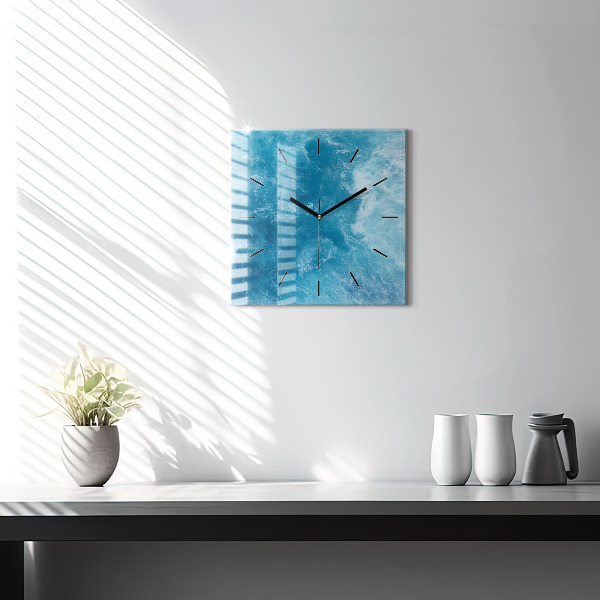 Orologio quadrato Acqua di mare