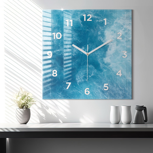 Orologio quadrato Acqua di mare