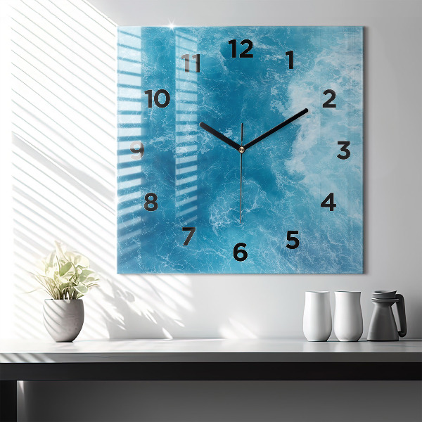 Orologio quadrato Acqua di mare