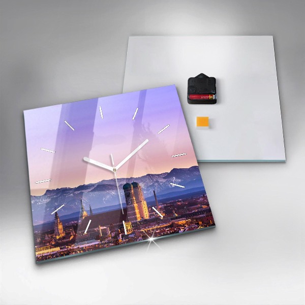 Orologio quadrato Alpi tedesche Monaco di Baviera