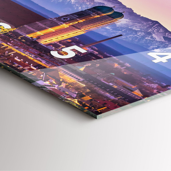 Orologio quadrato Alpi tedesche Monaco di Baviera