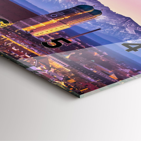 Orologio quadrato Alpi tedesche Monaco di Baviera