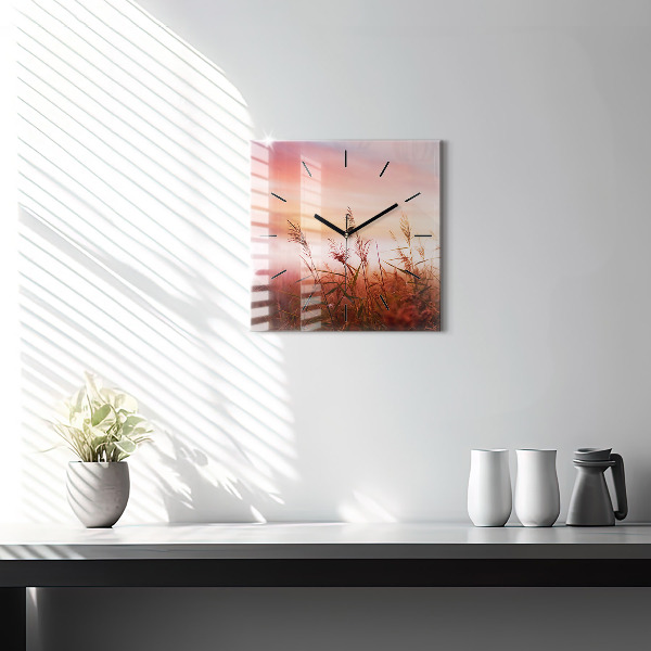 Orologio quadrato Mattina nebbiosa