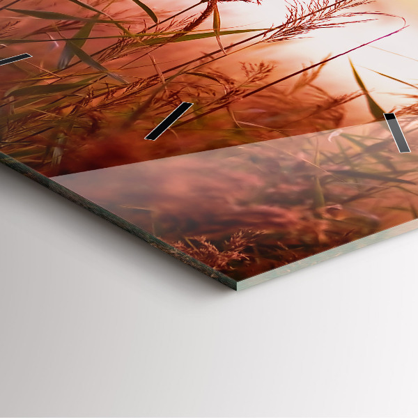 Orologio quadrato Mattina nebbiosa