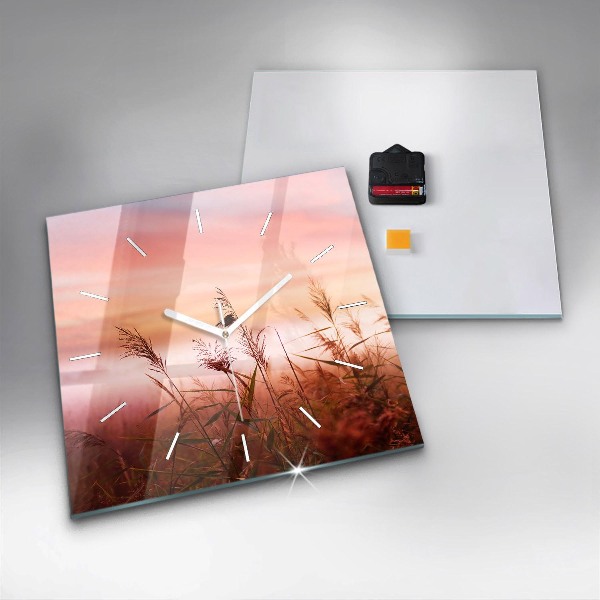 Orologio quadrato Mattina nebbiosa