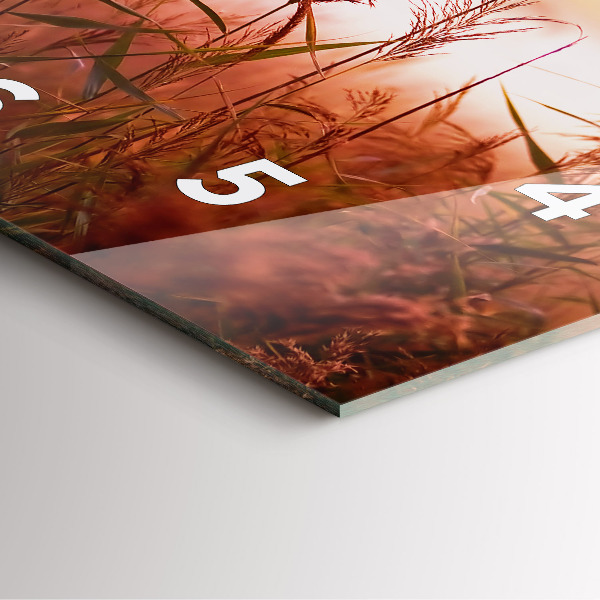 Orologio quadrato Mattina nebbiosa