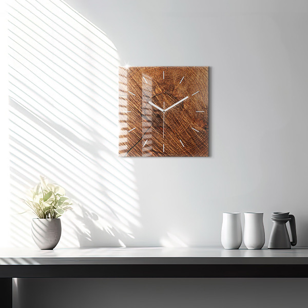 Orologio quadrato Legno decorativo