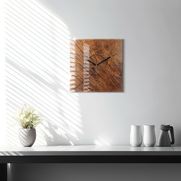 Orologio quadrato Legno decorativo