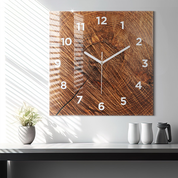 Orologio quadrato Legno decorativo