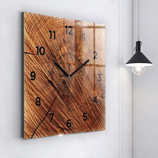 Orologio quadrato Legno decorativo