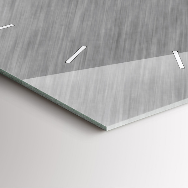 Orologio quadrato Parete metallica