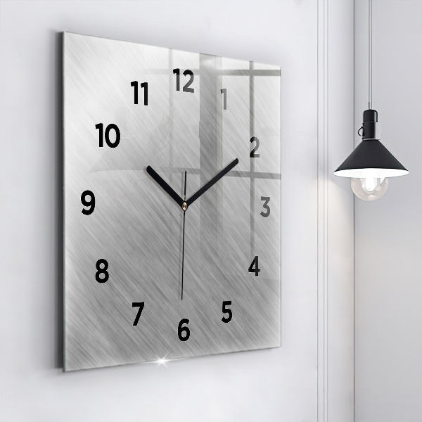 Orologio quadrato Parete metallica