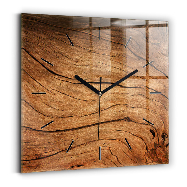 Orologio quadrato Legno vecchio