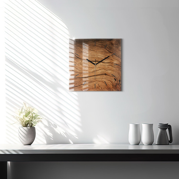 Orologio quadrato Legno vecchio