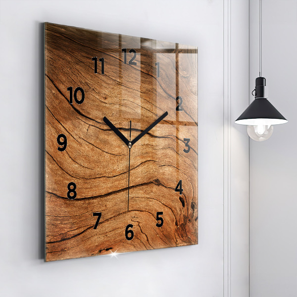 Orologio quadrato Legno vecchio