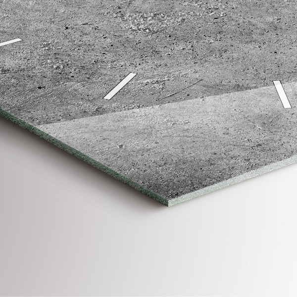 Orologio quadrato in vetro Muro industriale