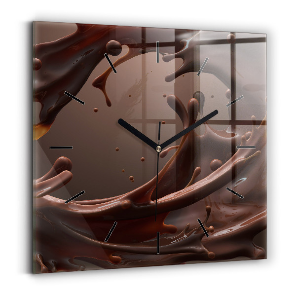 Orologio quadrato Onde di cacao