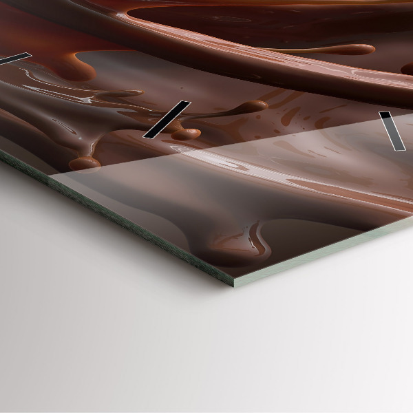 Orologio quadrato Onde di cacao