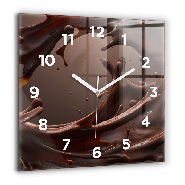 Orologio quadrato Onde di cacao