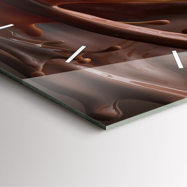 Orologio quadrato Onde di cacao