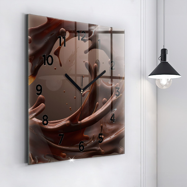 Orologio quadrato Onde di cacao