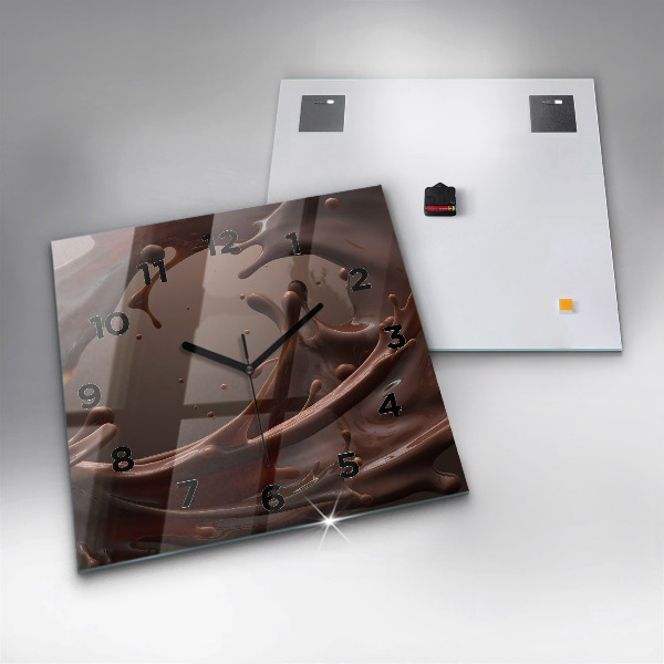 Orologio quadrato Onde di cacao