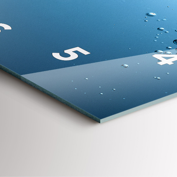 Orologio quadrato Vista subacquea