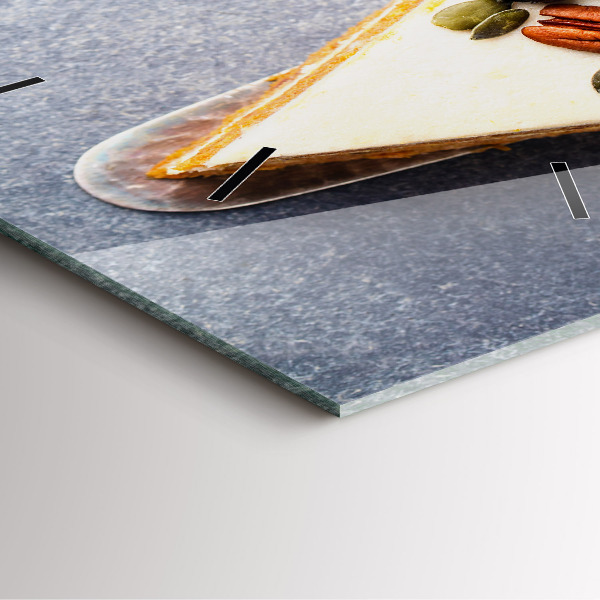 Orologio quadrato Un pezzo di torta